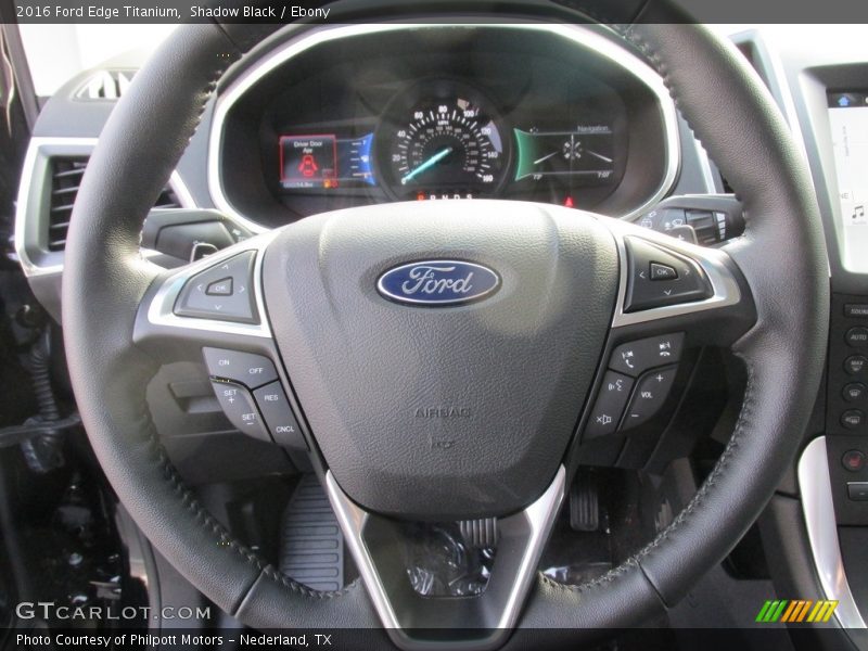 Shadow Black / Ebony 2016 Ford Edge Titanium