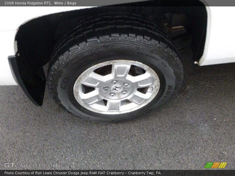 White / Beige 2008 Honda Ridgeline RTS