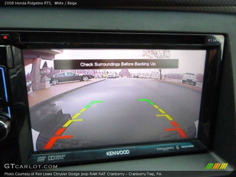White / Beige 2008 Honda Ridgeline RTS