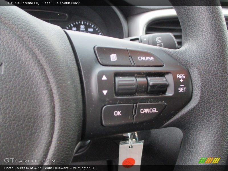 Blaze Blue / Satin Black 2016 Kia Sorento LX