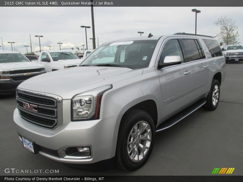 Quicksilver Metallic / Jet Black 2015 GMC Yukon XL SLE 4WD