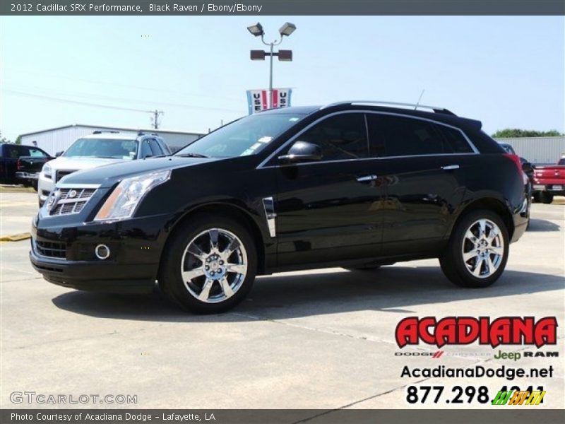 Black Raven / Ebony/Ebony 2012 Cadillac SRX Performance