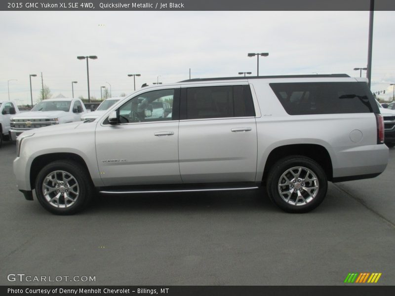 Quicksilver Metallic / Jet Black 2015 GMC Yukon XL SLE 4WD