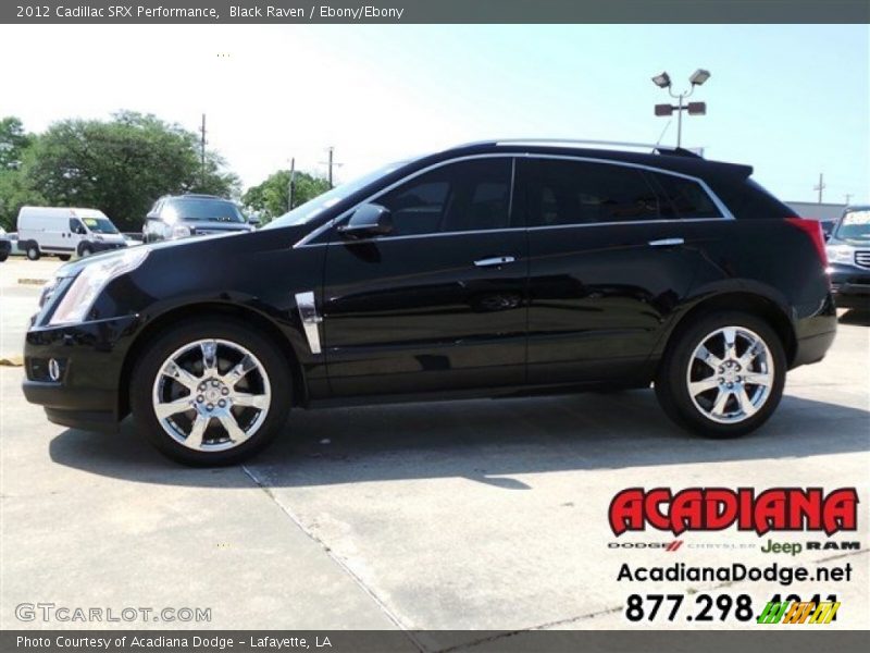 Black Raven / Ebony/Ebony 2012 Cadillac SRX Performance