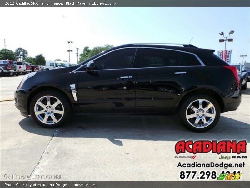 Black Raven / Ebony/Ebony 2012 Cadillac SRX Performance