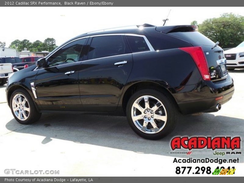 Black Raven / Ebony/Ebony 2012 Cadillac SRX Performance