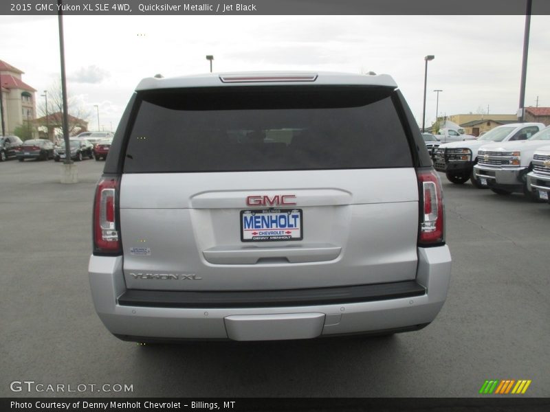 Quicksilver Metallic / Jet Black 2015 GMC Yukon XL SLE 4WD