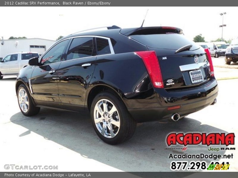 Black Raven / Ebony/Ebony 2012 Cadillac SRX Performance