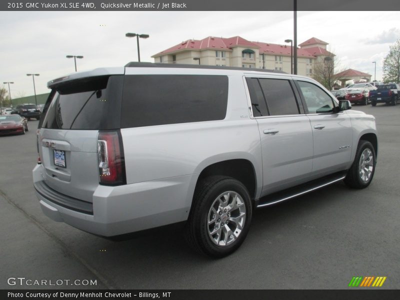 Quicksilver Metallic / Jet Black 2015 GMC Yukon XL SLE 4WD