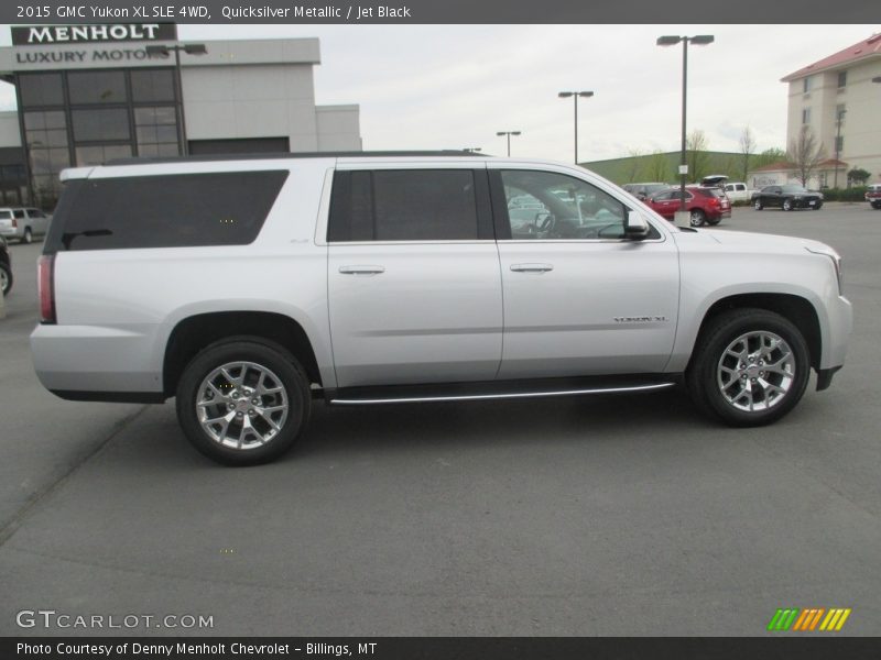 Quicksilver Metallic / Jet Black 2015 GMC Yukon XL SLE 4WD