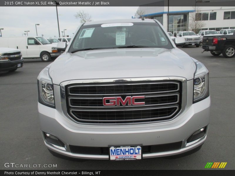 Quicksilver Metallic / Jet Black 2015 GMC Yukon XL SLE 4WD