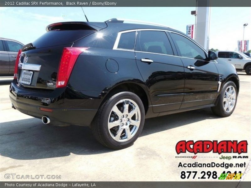 Black Raven / Ebony/Ebony 2012 Cadillac SRX Performance
