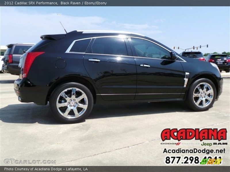 Black Raven / Ebony/Ebony 2012 Cadillac SRX Performance