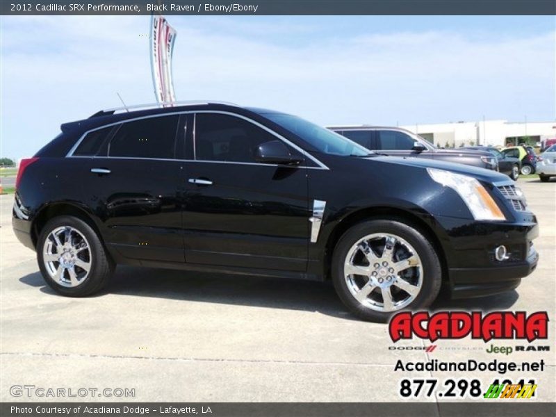 Black Raven / Ebony/Ebony 2012 Cadillac SRX Performance