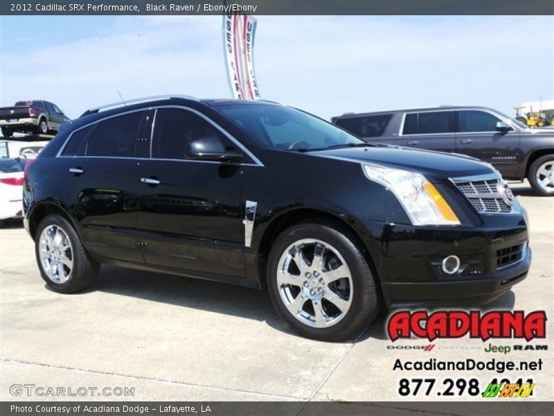Black Raven / Ebony/Ebony 2012 Cadillac SRX Performance