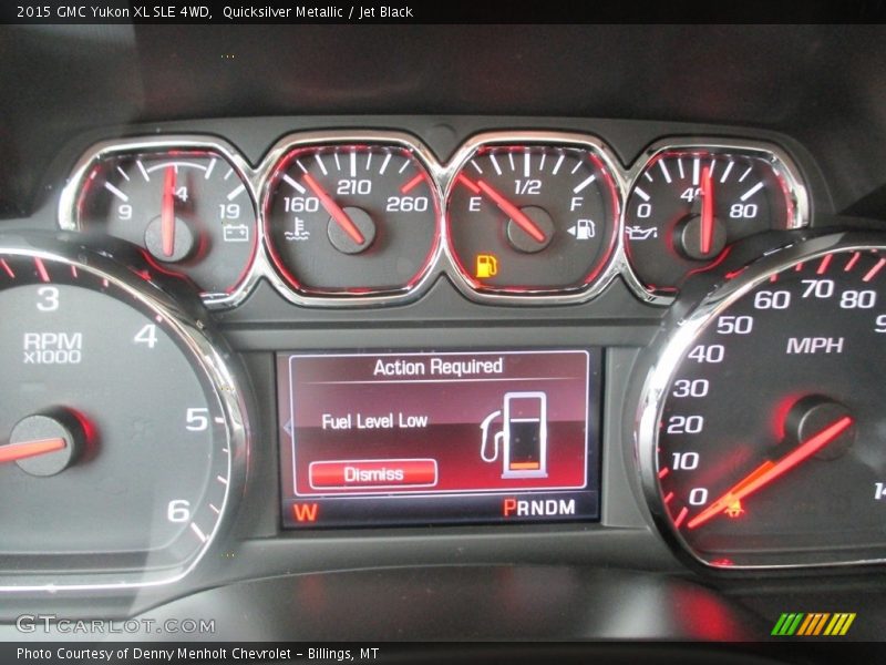 Quicksilver Metallic / Jet Black 2015 GMC Yukon XL SLE 4WD