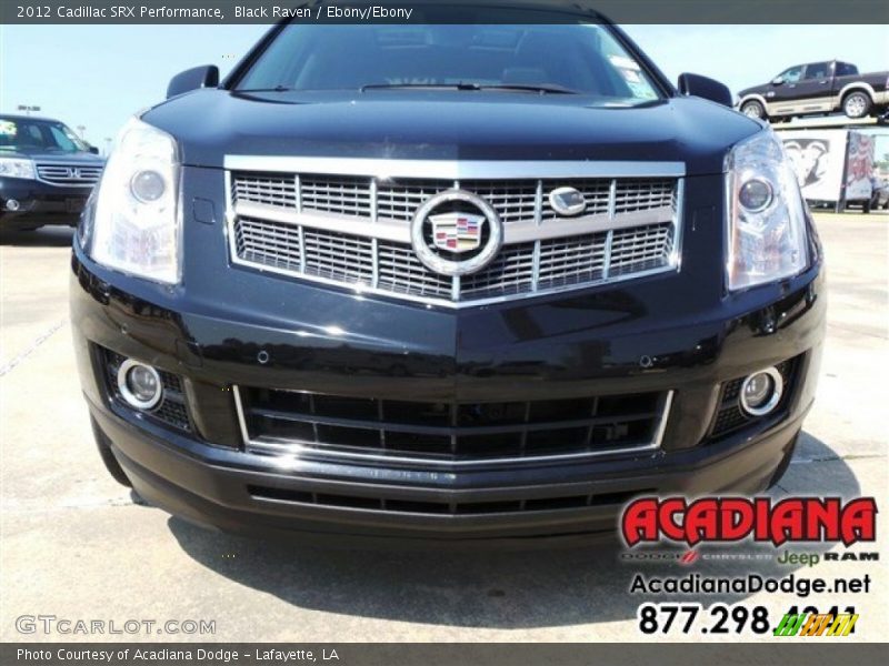 Black Raven / Ebony/Ebony 2012 Cadillac SRX Performance