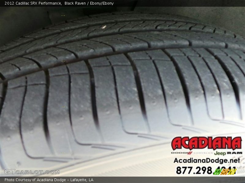 Black Raven / Ebony/Ebony 2012 Cadillac SRX Performance
