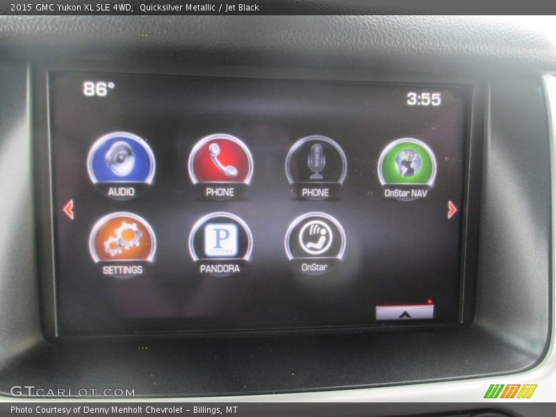 Quicksilver Metallic / Jet Black 2015 GMC Yukon XL SLE 4WD