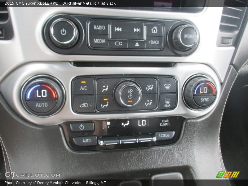 Quicksilver Metallic / Jet Black 2015 GMC Yukon XL SLE 4WD