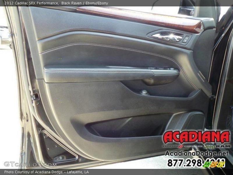 Black Raven / Ebony/Ebony 2012 Cadillac SRX Performance