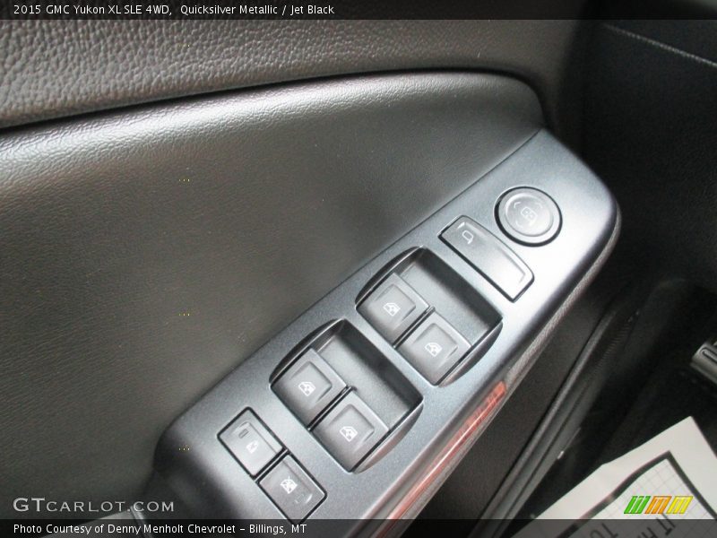 Quicksilver Metallic / Jet Black 2015 GMC Yukon XL SLE 4WD