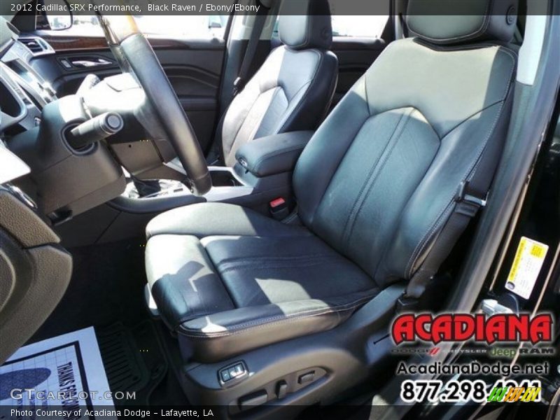 Black Raven / Ebony/Ebony 2012 Cadillac SRX Performance