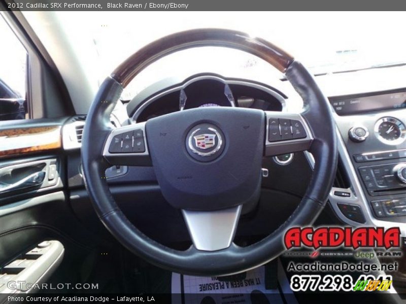 Black Raven / Ebony/Ebony 2012 Cadillac SRX Performance