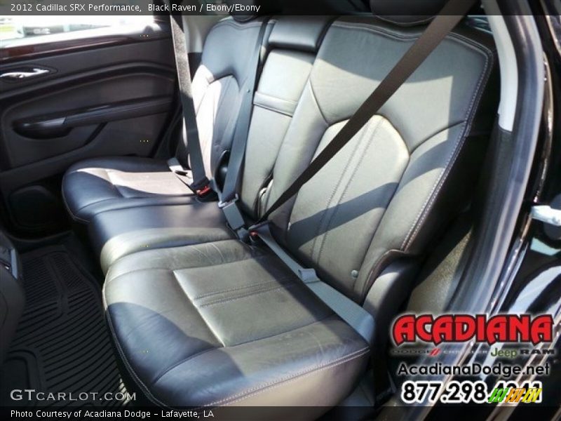 Black Raven / Ebony/Ebony 2012 Cadillac SRX Performance