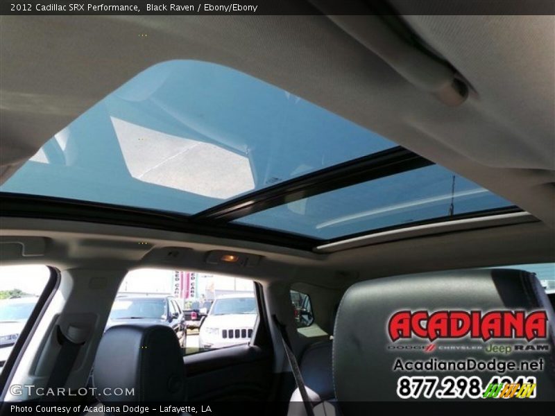 Black Raven / Ebony/Ebony 2012 Cadillac SRX Performance