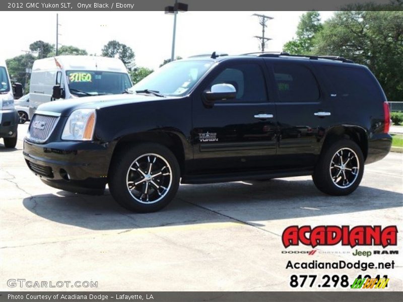 Onyx Black / Ebony 2012 GMC Yukon SLT