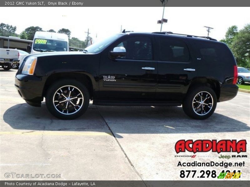 Onyx Black / Ebony 2012 GMC Yukon SLT