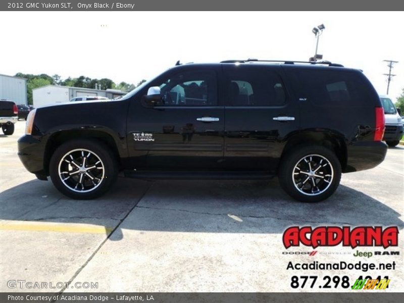 Onyx Black / Ebony 2012 GMC Yukon SLT