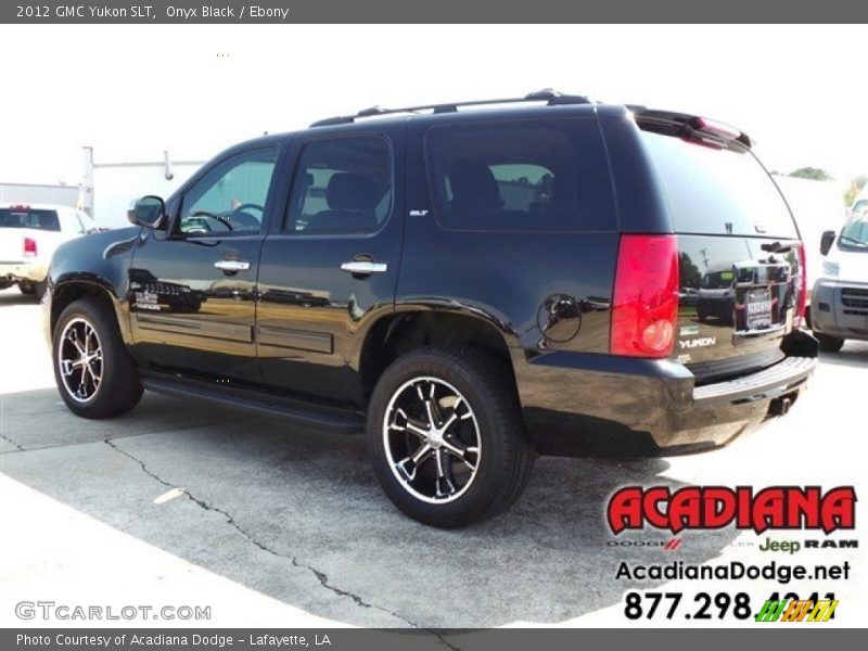 Onyx Black / Ebony 2012 GMC Yukon SLT