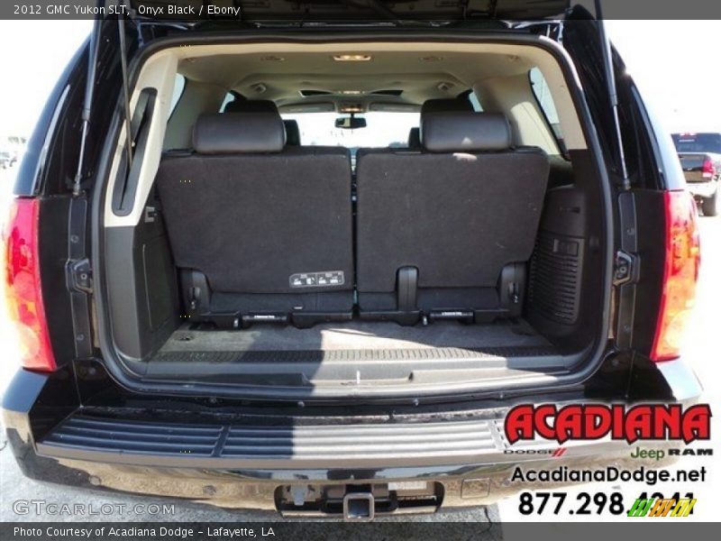Onyx Black / Ebony 2012 GMC Yukon SLT