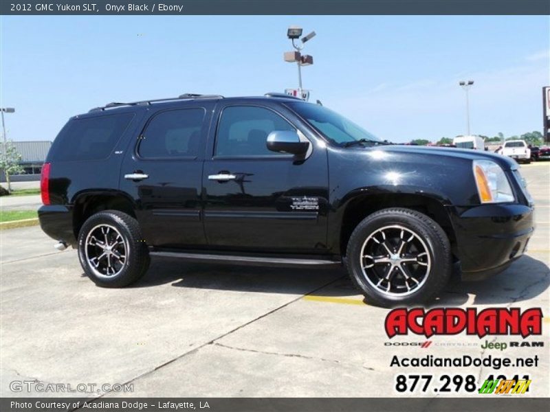 Onyx Black / Ebony 2012 GMC Yukon SLT