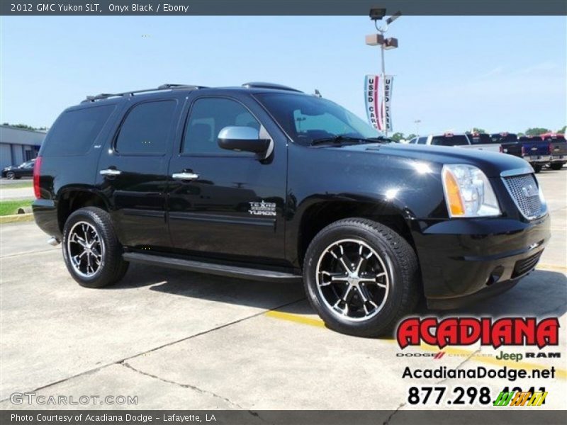 Onyx Black / Ebony 2012 GMC Yukon SLT