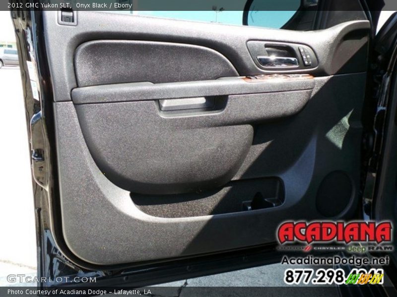 Onyx Black / Ebony 2012 GMC Yukon SLT