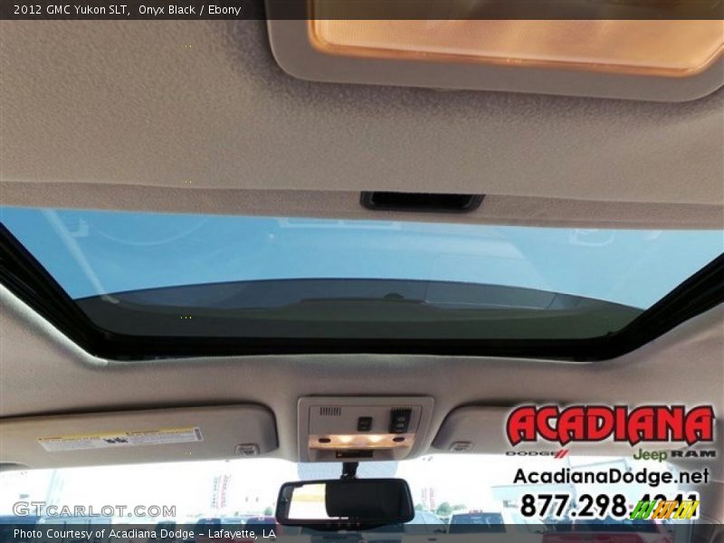 Onyx Black / Ebony 2012 GMC Yukon SLT