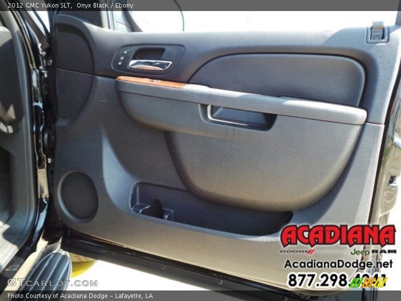 Onyx Black / Ebony 2012 GMC Yukon SLT