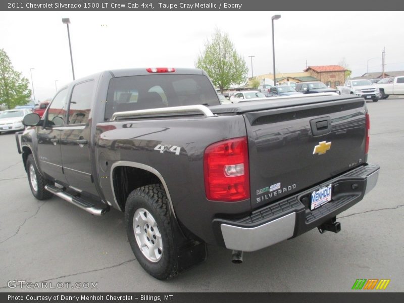 Taupe Gray Metallic / Ebony 2011 Chevrolet Silverado 1500 LT Crew Cab 4x4