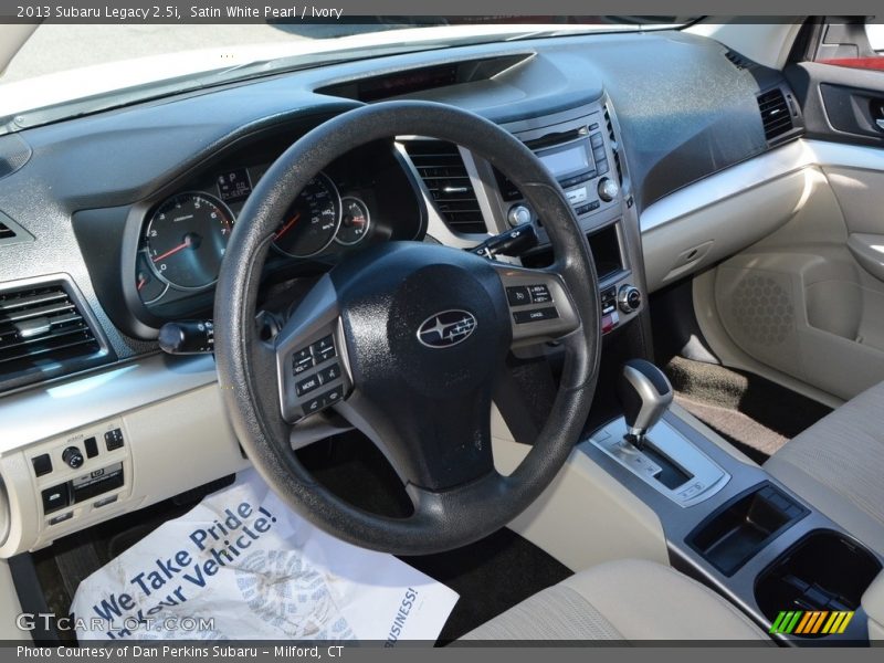 Satin White Pearl / Ivory 2013 Subaru Legacy 2.5i