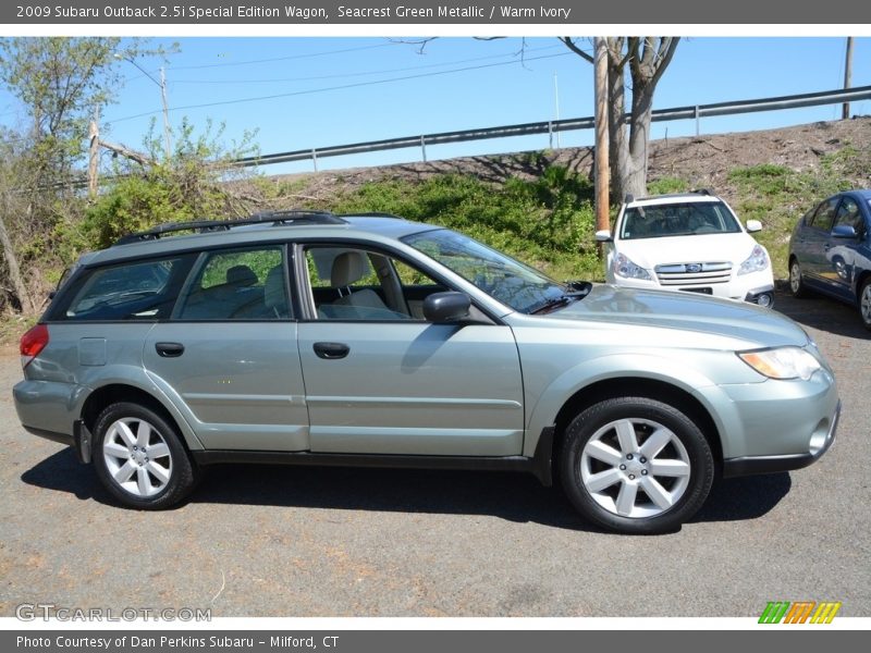Seacrest Green Metallic / Warm Ivory 2009 Subaru Outback 2.5i Special Edition Wagon