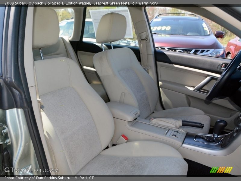 Seacrest Green Metallic / Warm Ivory 2009 Subaru Outback 2.5i Special Edition Wagon