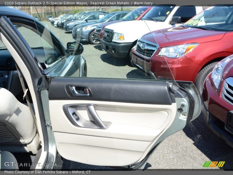 Seacrest Green Metallic / Warm Ivory 2009 Subaru Outback 2.5i Special Edition Wagon