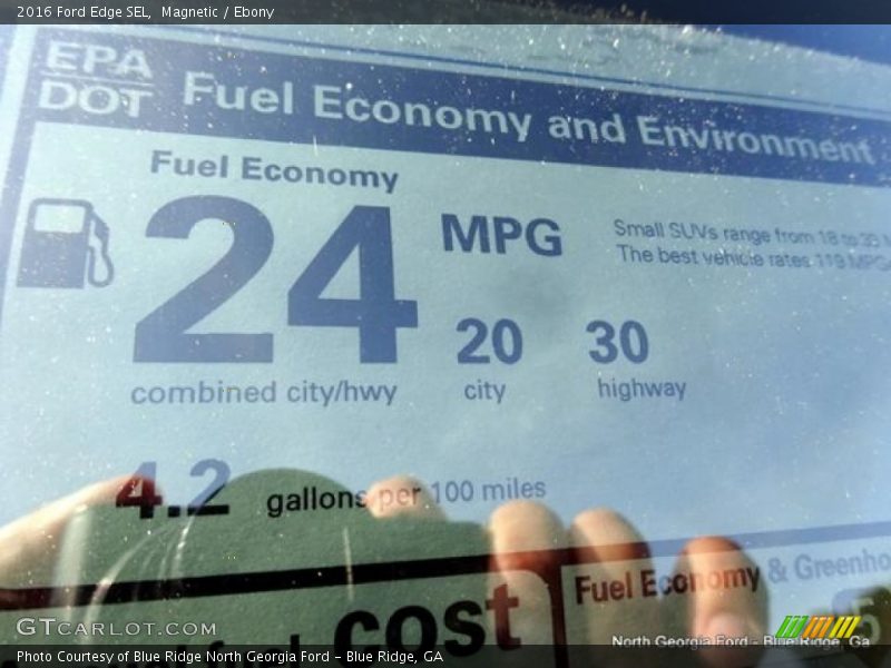 Magnetic / Ebony 2016 Ford Edge SEL