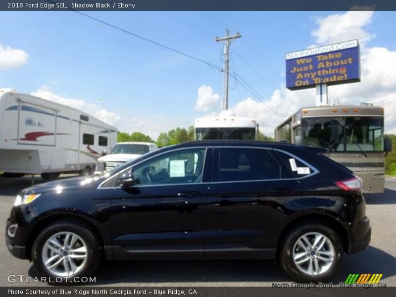 Shadow Black / Ebony 2016 Ford Edge SEL