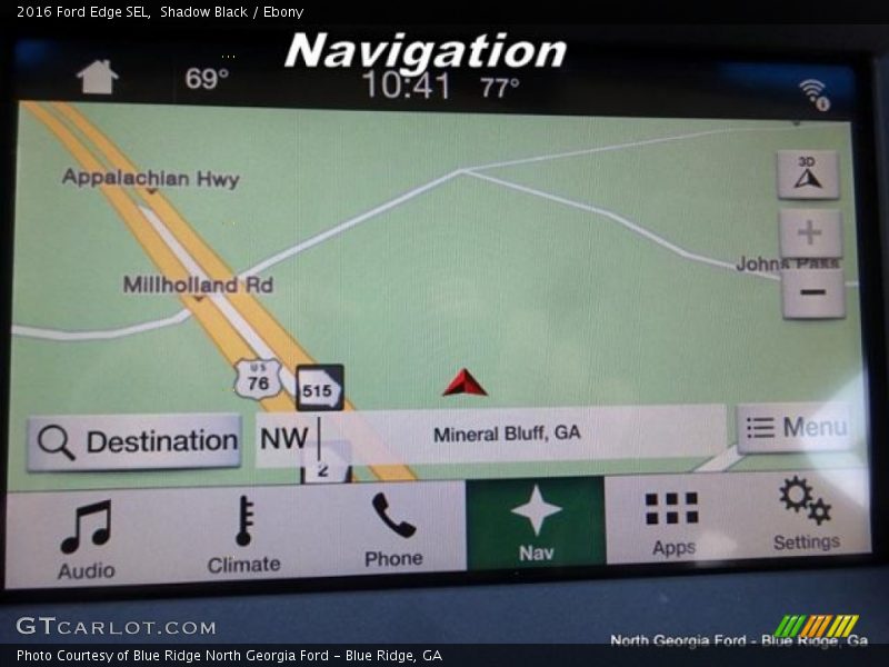 Shadow Black / Ebony 2016 Ford Edge SEL