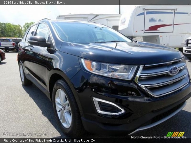 Shadow Black / Ebony 2016 Ford Edge SEL