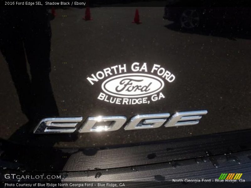 Shadow Black / Ebony 2016 Ford Edge SEL